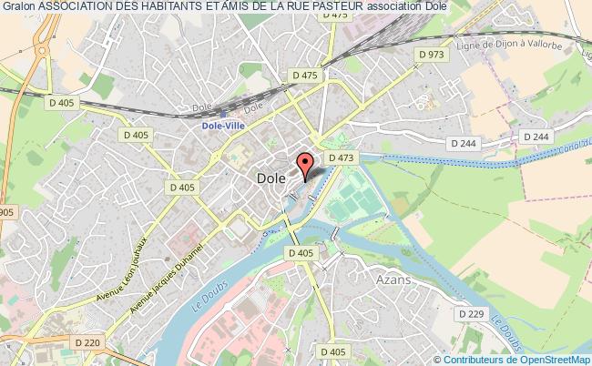 plan association Association Des Habitants Et Amis De La Rue Pasteur Dole