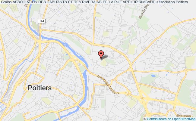 plan association Association Des Habitants Et Des Riverains De La Rue Arthur Rimbaud Poitiers