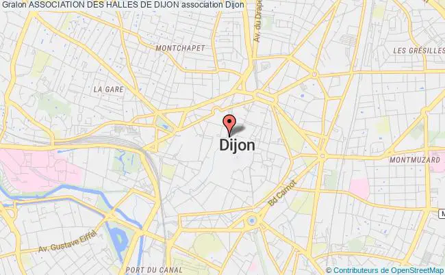 plan association Association Des Halles De Dijon Dijon