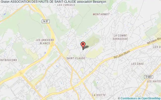 plan association Association Des Hauts De Saint-claude Besançon