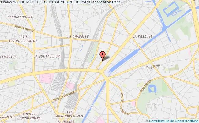 plan association Association Des Hockeyeurs De Paris Paris