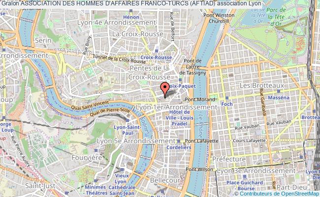 plan association Association Des Hommes D'affaires Franco-turcs (aftiad) Lyon 1er Arrondissement