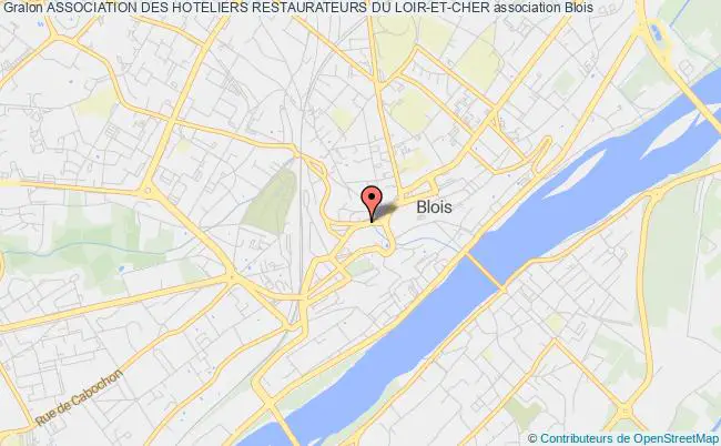 plan association Association Des Hoteliers Restaurateurs Du Loir-et-cher Blois