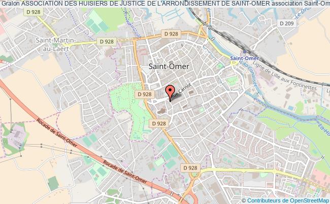plan association Association Des Huisiers De Justice De L'arrondissement De Saint-omer Saint-Omer