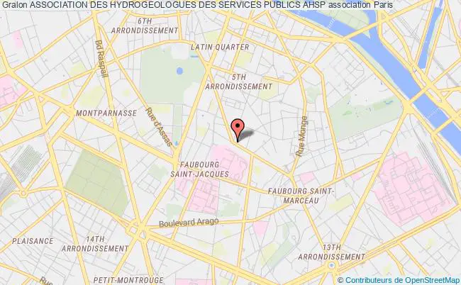 plan association Association Des Hydrogeologues Des Services Publics Ahsp Paris