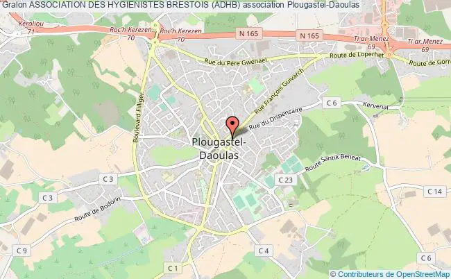 plan association Association Des Hygienistes Brestois (adhb) Plougastel-Daoulas