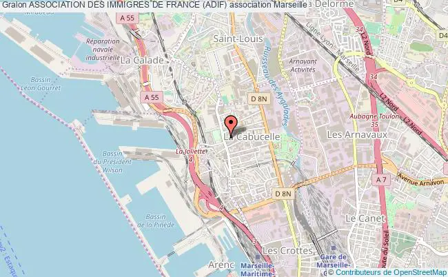 plan association Association Des Immigres De France (adif) Marseille