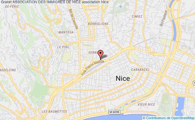 plan association Association Des Immigres De Nice Nice