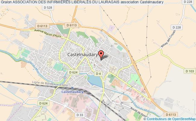 plan association Association Des Infirmieres Liberales Du Lauragais Castelnaudary