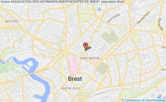 plan association Association Des Infirmiers Anesthesistes De Brest Brest