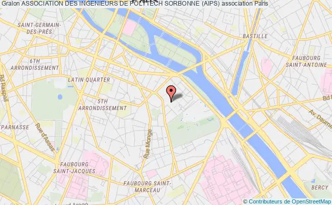 plan association Association Des Ingenieurs De Polytech Sorbonne (aips) Paris