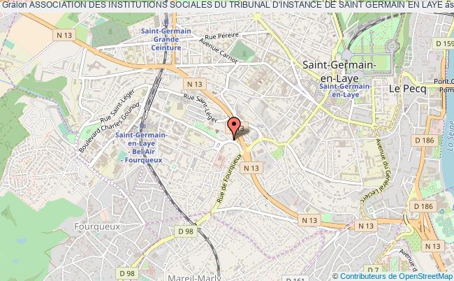 plan association Association Des Institutions Sociales Du Tribunal D'instance De Saint Germain En Laye Saint-Germain-en-Laye