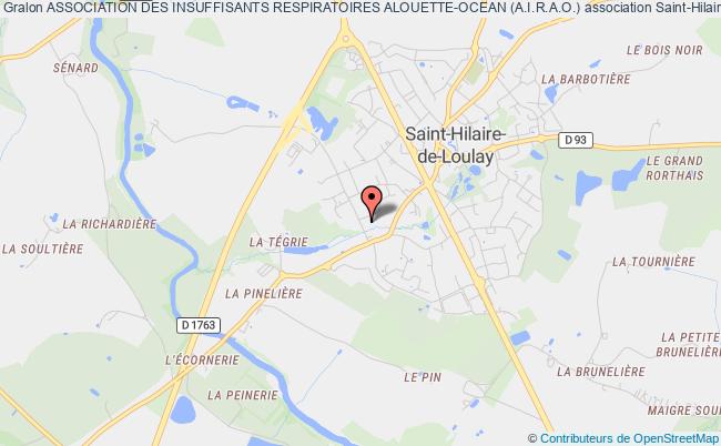 plan association Association Des Insuffisants Respiratoires Alouette-ocean (a.i.r.a.o.) Saint-Hilaire-de-Loulay