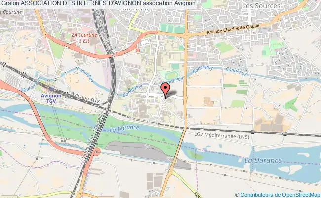 plan association Association Des Internes D'avignon Avignon
