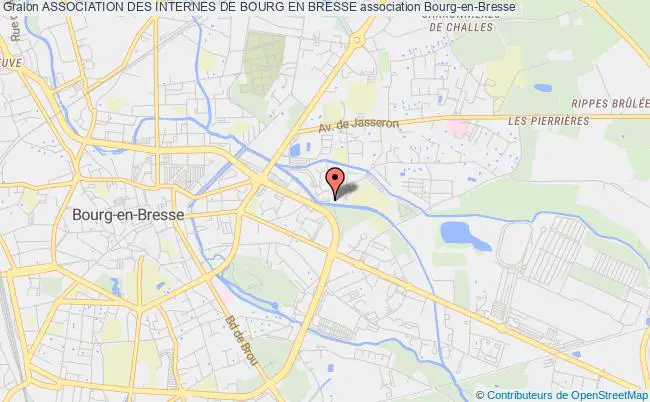 plan association Association Des Internes De Bourg En Bresse Bourg-en-Bresse