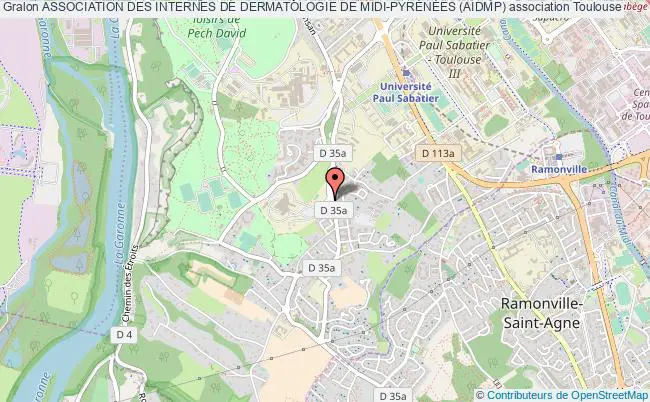 plan association Association Des Internes De Dermatologie De Midi-pyrÉnÉes (aidmp) Toulouse