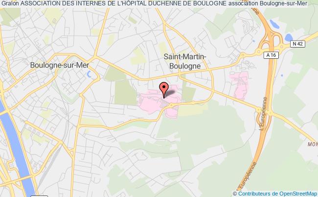 plan association Association Des Internes De L'hÔpital Duchenne De Boulogne Boulogne-sur-Mer