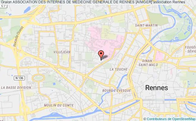 plan association Association Des Internes De Medecine Generale De Rennes [aimger] Rennes