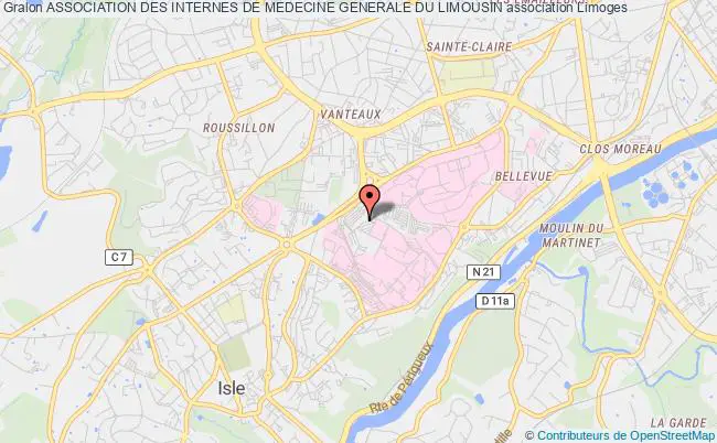 plan association Association Des Internes De Medecine Generale Du Limousin Limoges