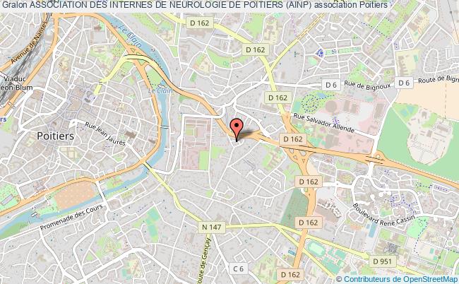 plan association Association Des Internes De Neurologie De Poitiers (ainp) Poitiers