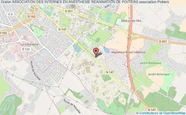 plan association Association Des Internes En Anesthesie Reanimation De Poitiers Poitiers
