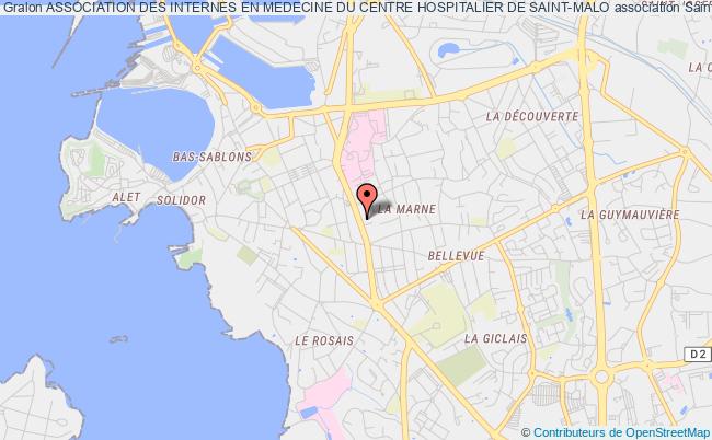 plan association Association Des Internes En Medecine Du Centre Hospitalier De Saint-malo Saint-Malo