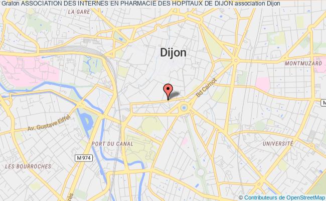 plan association Association Des Internes En Pharmacie Des Hopitaux De Dijon Dijon
