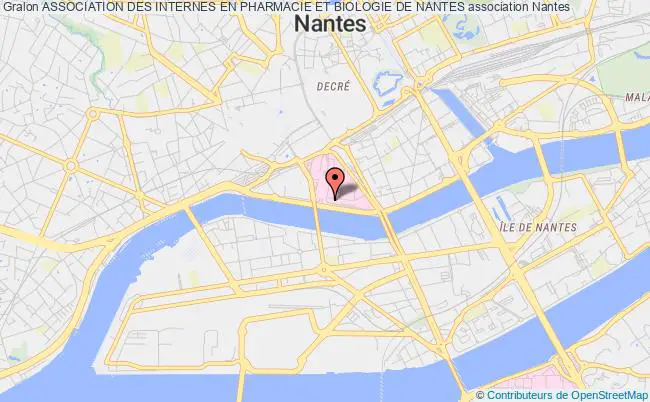 plan association Association Des Internes En Pharmacie Et Biologie De Nantes Nantes