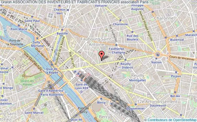 plan association Association Des Inventeurs Et Fabricants Francais Paris