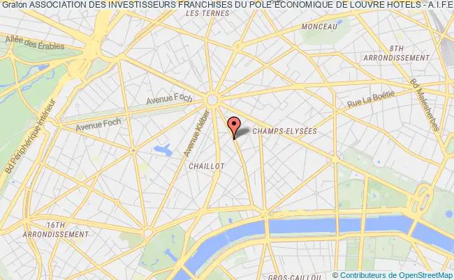 plan association Association Des Investisseurs Franchises Du Pole Economique De Louvre Hotels - A.i.f.e. Paris