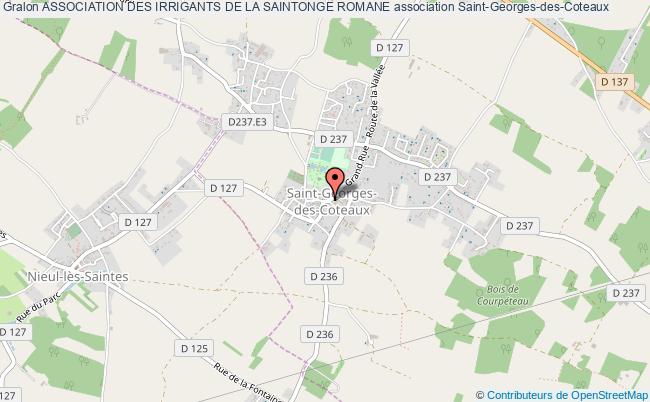 plan association Association Des Irrigants De La Saintonge Romane Saint-Georges-des-Coteaux