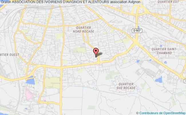 plan association Association Des Ivoiriens D'avignon Et Alentours Avignon