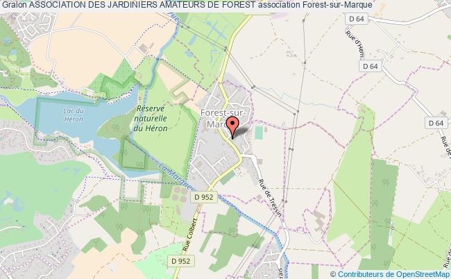 plan association Association Des Jardiniers Amateurs De Forest Forest-sur-Marque