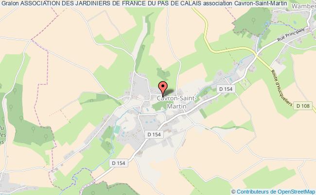 plan association Association Des Jardiniers De France Du Pas De Calais Cavron-Saint-Martin