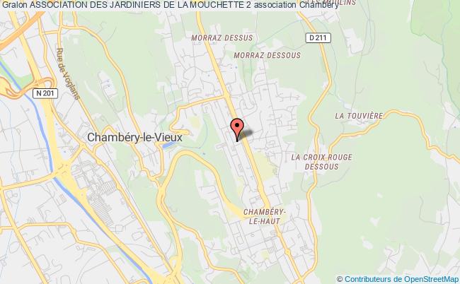 plan association Association Des Jardiniers De La Mouchette 2 Chambéry