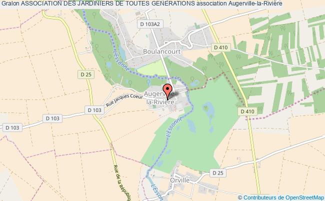 plan association Association Des Jardiniers De Toutes Generations Augerville-la-Rivière