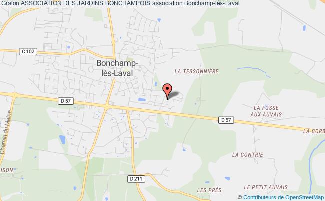 plan association Association Des Jardins Bonchampois Bonchamp-lès-Laval