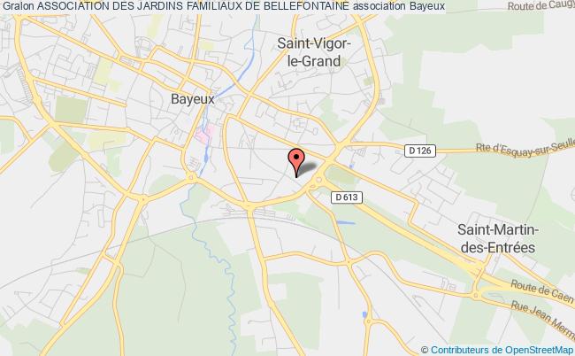 plan association Association Des Jardins Familiaux De Bellefontaine Bayeux