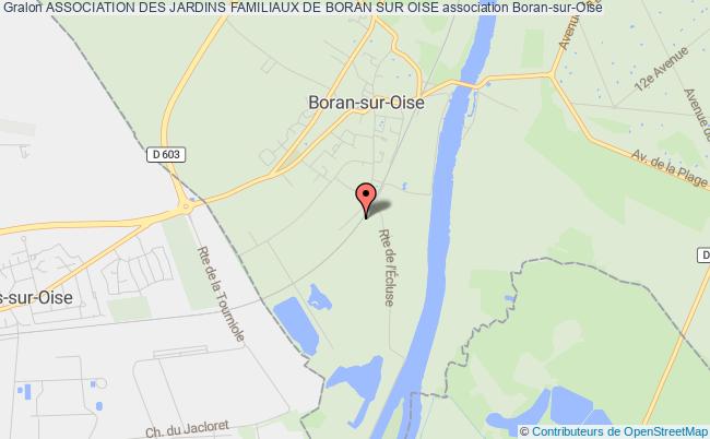 plan association Association Des Jardins Familiaux De Boran Sur Oise Boran-sur-Oise