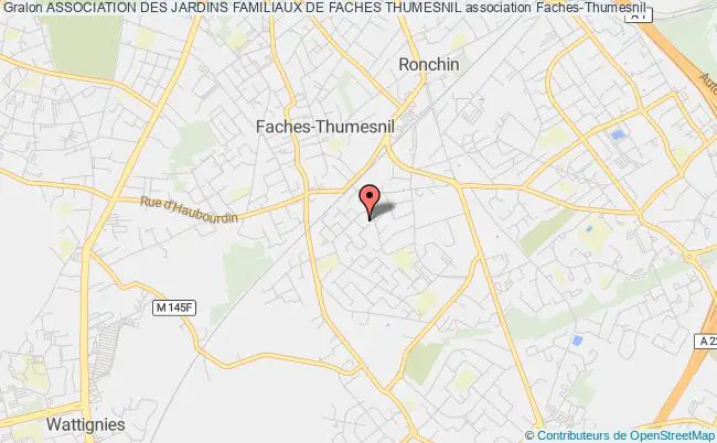 plan association Association Des Jardins Familiaux De Faches Thumesnil Faches-Thumesnil