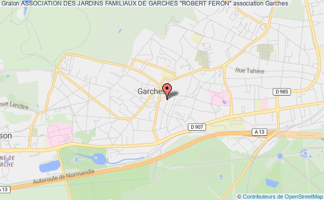 plan association Association Des Jardins Familiaux De Garches "robert Feron" Garches