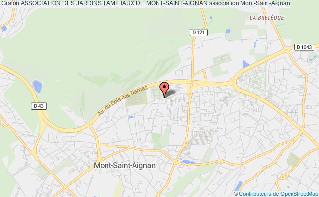 plan association Association Des Jardins Familiaux De Mont-saint-aignan Mont-Saint-Aignan