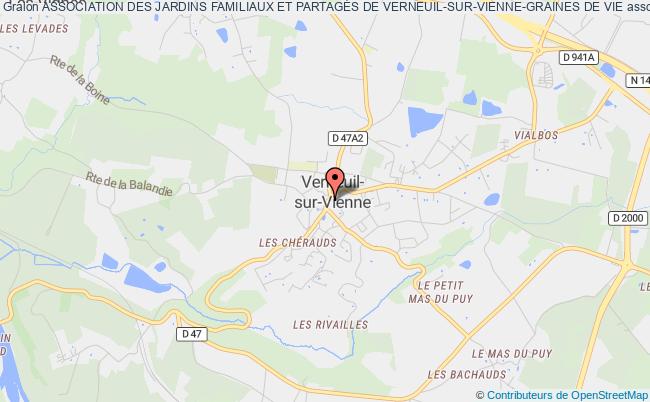 plan association Association Des Jardins Familiaux Et PartagÉs De Verneuil-sur-vienne-graines De Vie Verneuil-sur-Vienne
