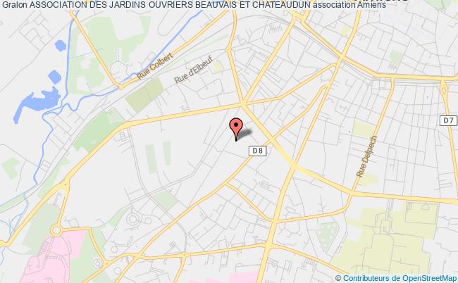 plan association Association Des Jardins Ouvriers Beauvais Et Chateaudun Amiens