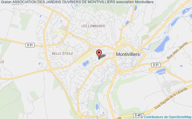 plan association Association Des Jardins Ouvriers De Montivilliers Montivilliers
