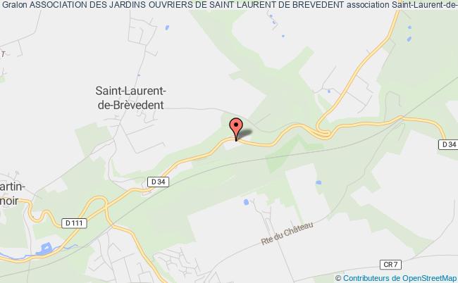 plan association Association Des Jardins Ouvriers De Saint Laurent De Brevedent Saint-Laurent-de-Brèvedent