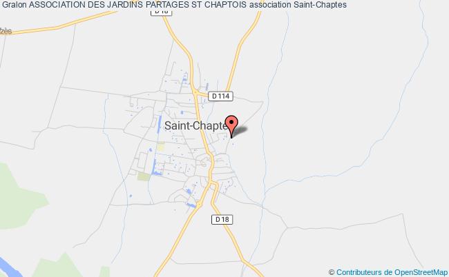 plan association Association Des Jardins Partages St Chaptois Saint-Chaptes