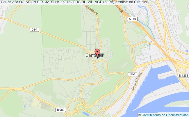 plan association Association Des Jardins Potagers Du Village (ajpv) Canteleu