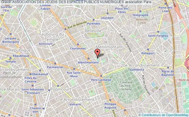 plan association Association Des Jeudis Des Espaces Publics Numeriques Paris
