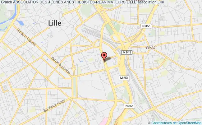 plan association Association Des Jeunes Anesthesistes-rÉanimateurs Lille Lille